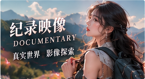 纪录映像影视主题画面